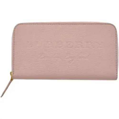 Zip Around Wallet with Golden Side Zipper , female, Sizes: ONE SIZE - Burberry - Modalova