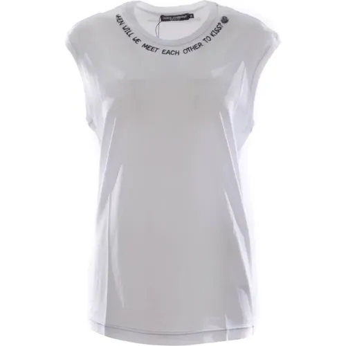 Damen ärmelloses T-Shirt - Dolce & Gabbana - Modalova