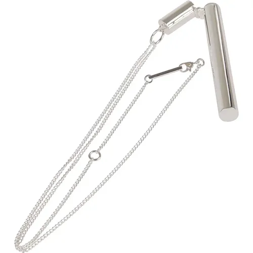 Men's Accessories Necklace Silver Silver Noos , male, Sizes: ONE SIZE - Ambush - Modalova
