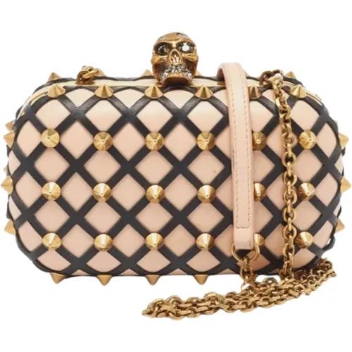 Pre-owned Leather clutches , female, Sizes: ONE SIZE - Alexander McQueen Pre-owned - Modalova