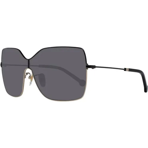 Schwarze Mono-Linsen-Sonnenbrille mit UV-Schutz - Carolina Herrera - Modalova