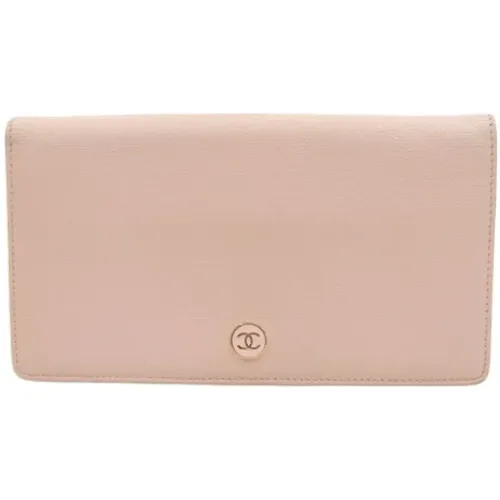 Pre-owned Leather Wallet , female, Sizes: ONE SIZE - Chanel Vintage - Modalova