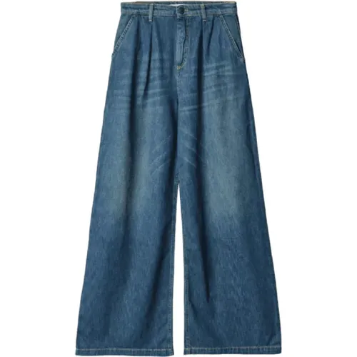 Blaue Straight Leg Jeans , Damen, Größe: M - Mar De Margaritas - Modalova