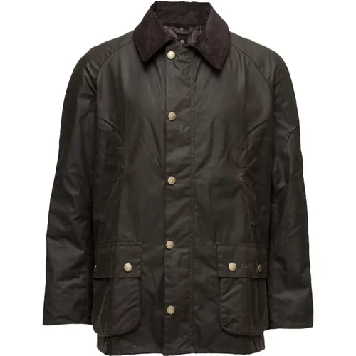 Ashby Waxed Jacket , male, Sizes: L, 2XL, 3XL, S, M, XL, XS - Barbour - Modalova