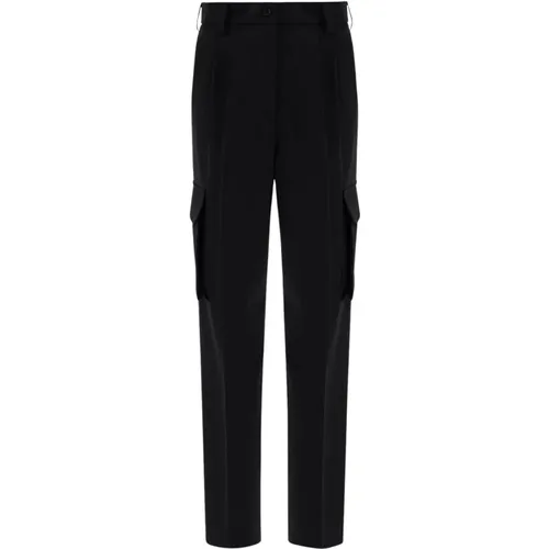 Soft Wool Cargo Pants , female, Sizes: XS, S, 2XS, M - Herno - Modalova