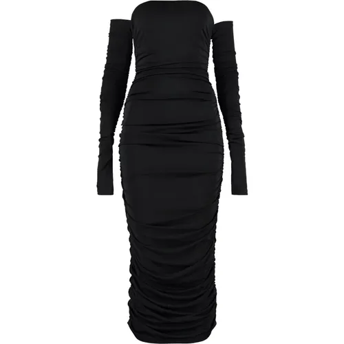 Gedrapetes Jerseykleid , Damen, Größe: 2XS - Andamane - Modalova