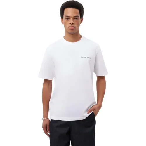 T-Shirt Alphabet Weiß , Herren, Größe: 2XL - Filling Pieces - Modalova