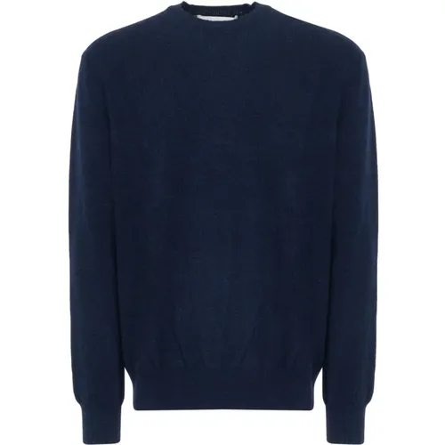 Navy Strickpullover , Herren, Größe: M - Comme des Garçons - Modalova