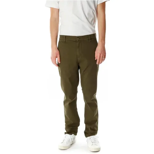 Easy Alvin Chino Pants , Herren, Größe: W36 L32 - Nudie Jeans - Modalova