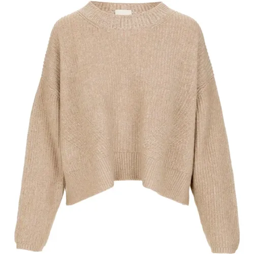 Cozy Knit Sweater , female, Sizes: L, M - allude - Modalova
