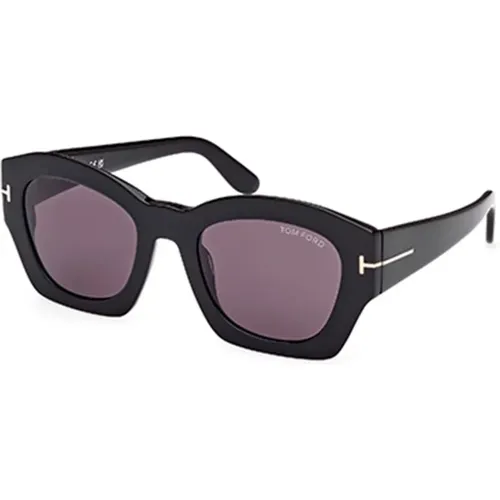 Sonnenbrille Ft1083-01A Schwarz Grau , Damen, Größe: 52 MM - Tom Ford - Modalova