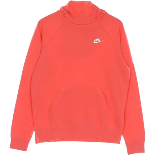 Magic Lightweight Hooded Sweatshirt Ember/White , female, Sizes: L - Nike - Modalova