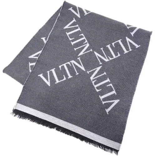 Pre-owned Wool scarves , male, Sizes: ONE SIZE - Valentino Vintage - Modalova