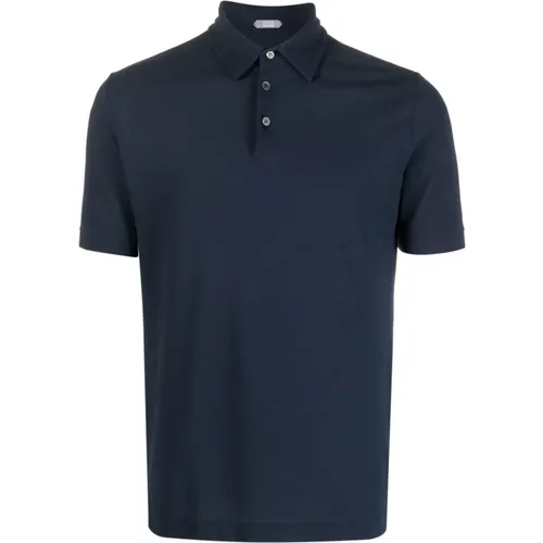 Polo Shirts , male, Sizes: L, XL, 4XL, 3XL, S - Zanone - Modalova