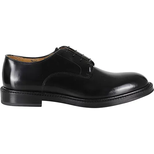 Glattes Gebürstetes Leder Derby Schuhe - Corvari - Modalova