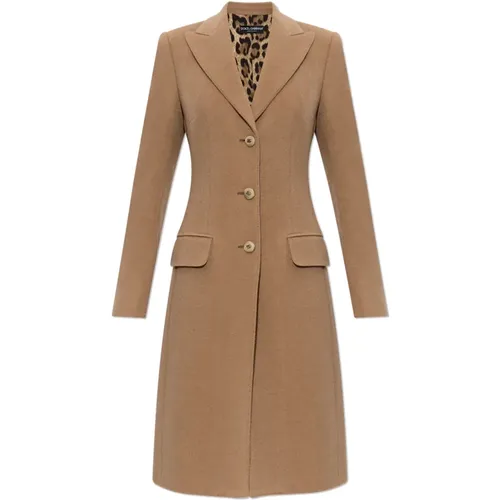 Coat with pockets , female, Sizes: XS, M, S, L - Dolce & Gabbana - Modalova