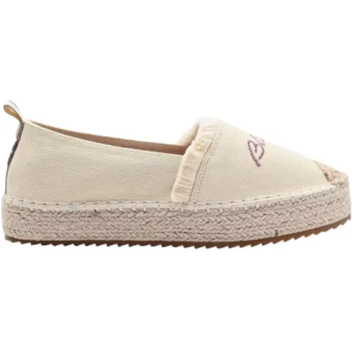 Stylish Sneakers in Natural Canvas , female, Sizes: 3 UK, 8 UK, 5 UK - Blauer - Modalova