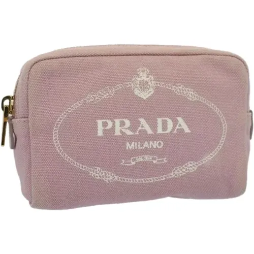 Pre-owned Canvas prada-bags , female, Sizes: ONE SIZE - Prada Vintage - Modalova