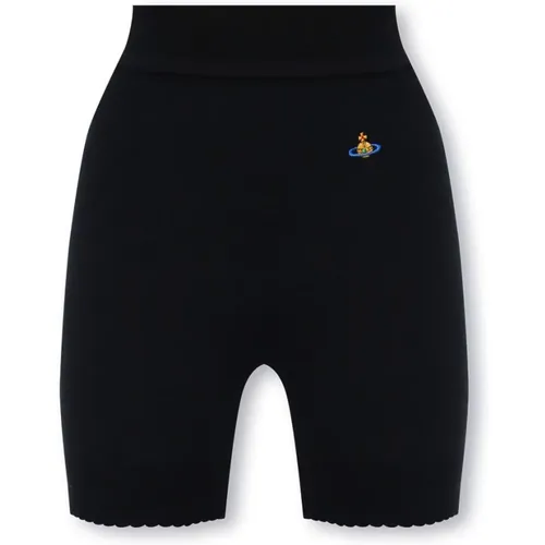 ‘Bea’ Shorts mit Logo , Damen, Größe: L - Vivienne Westwood - Modalova