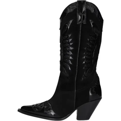 Stilvolle Western Ankle Boots , Damen, Größe: 41 EU - Toral - Modalova