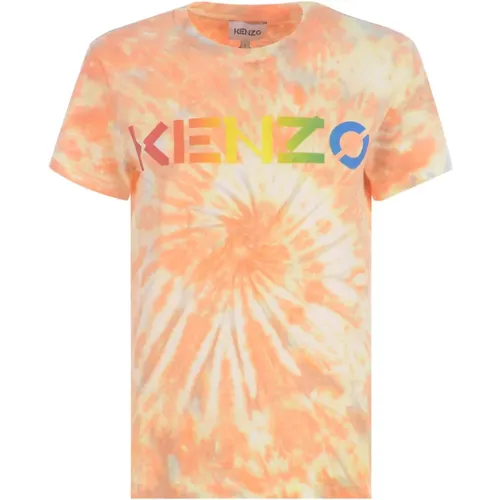 Orange Casual Herren T-Shirt Kenzo - Kenzo - Modalova