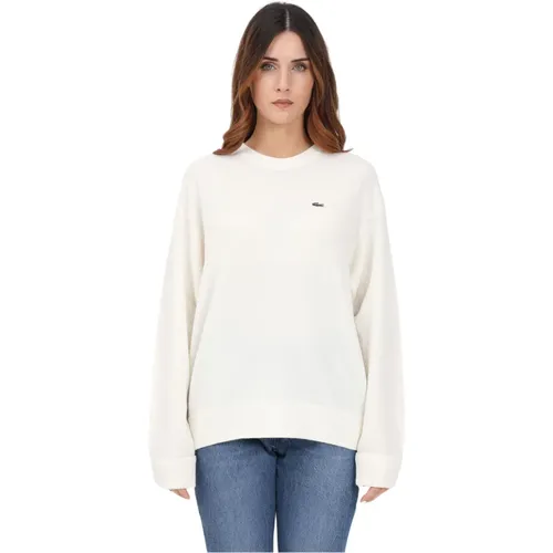 Logo Sweater , female, Sizes: S, L, M - Lacoste - Modalova