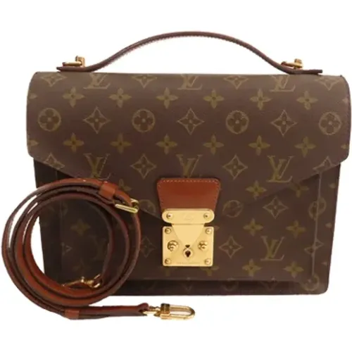 Pre-owned Leather louis-vuitton-bags , female, Sizes: ONE SIZE - Louis Vuitton Vintage - Modalova