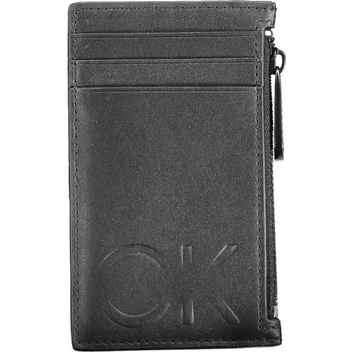 Leather Wallet , male, Sizes: ONE SIZE - Calvin Klein - Modalova