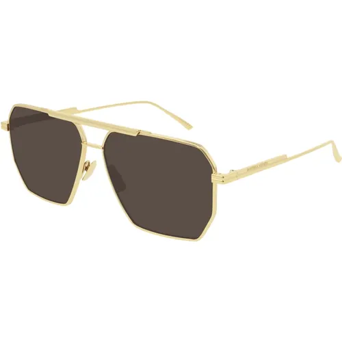 Stylische Sonnenbrille , Herren, Größe: 60 MM - Bottega Veneta - Modalova