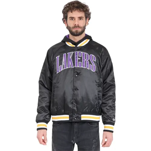 Lakers College Jacke , Herren, Größe: M - new era - Modalova