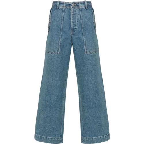 Wide Jeans , Herren, Größe: W30 - Maison Kitsuné - Modalova