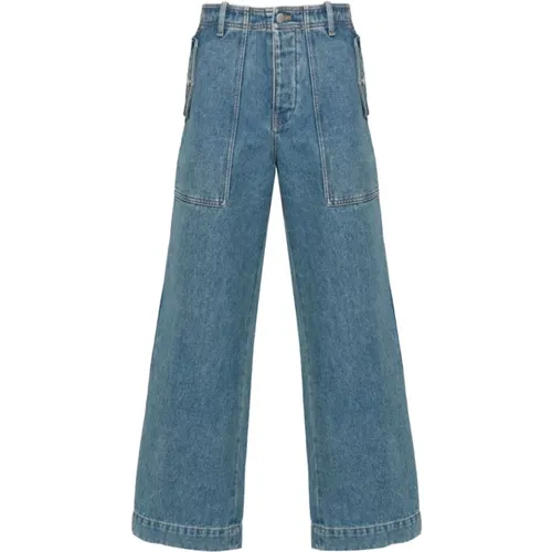Wide Jeans , Herren, Größe: W32 - Maison Kitsuné - Modalova