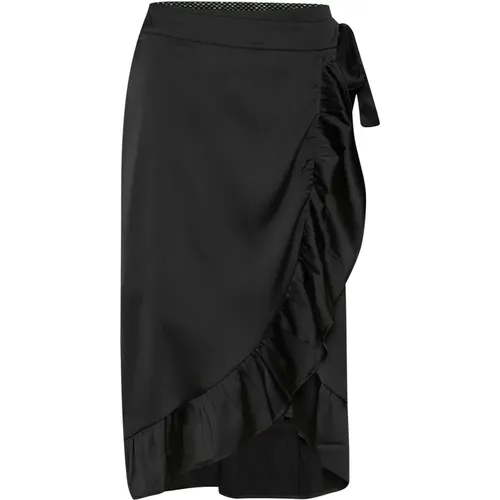 Midi Skirts , Damen, Größe: XL - Kaffe - Modalova