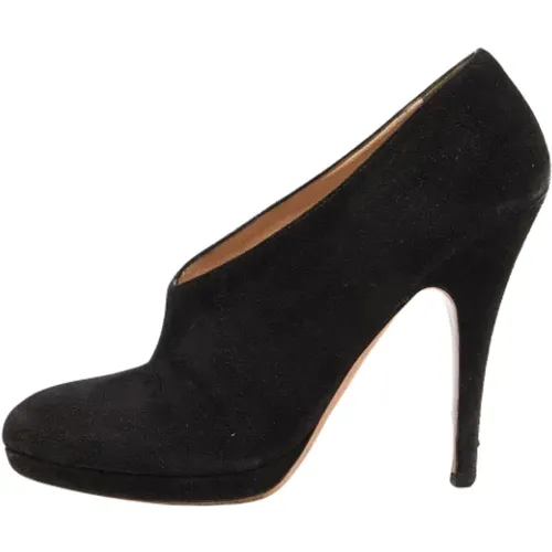 Pre-owned Suede heels , female, Sizes: 5 UK - Prada Vintage - Modalova