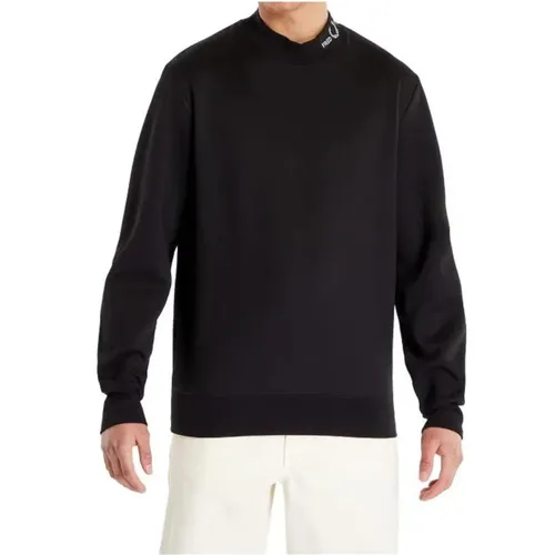 Herren Halb-Zip Logo Sweatshirt , Herren, Größe: M - Fred Perry - Modalova