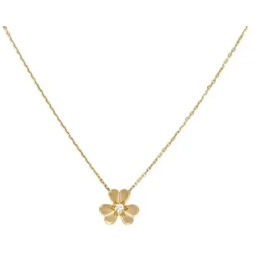 Pre-owned Gold necklaces , female, Sizes: ONE SIZE - Van Cleef & Arpels Pre-owned - Modalova