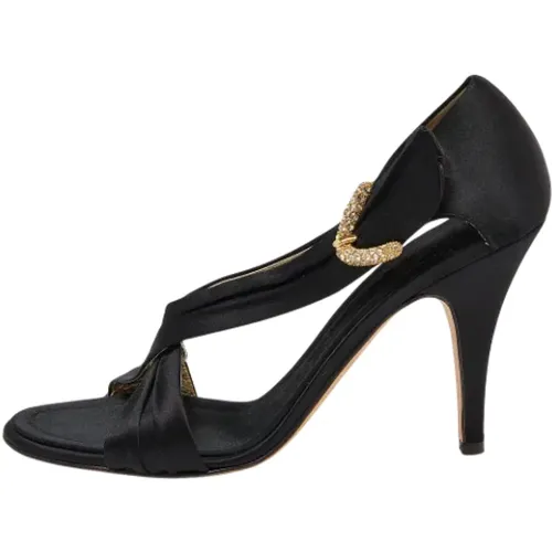 Pre-owned Satin sandals , female, Sizes: 5 UK - Giuseppe Zanotti Pre-owned - Modalova