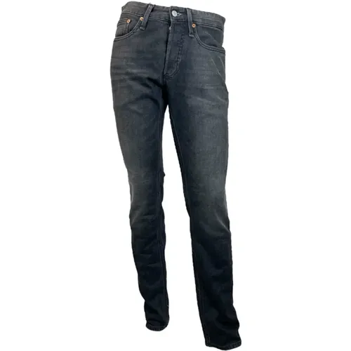 Ridge AWB Straight Fit Jeans , male, Sizes: W34 L34, W32 L32, W31 L32, W33 L34, W32 L34, W34 L32, W36 L34 - Denham - Modalova