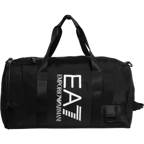 Adjustable Gym Bag with Detachable Strap , male, Sizes: ONE SIZE - Emporio Armani EA7 - Modalova