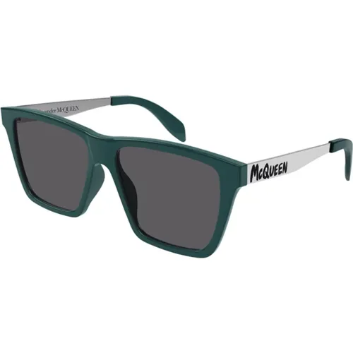 Stilvolle Am0352S Sonnenbrille für Männer , Herren, Größe: 57 MM - alexander mcqueen - Modalova