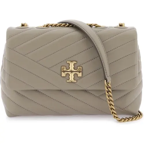 Kleine Kira Schultertasche mit Chevron-Steppung - TORY BURCH - Modalova