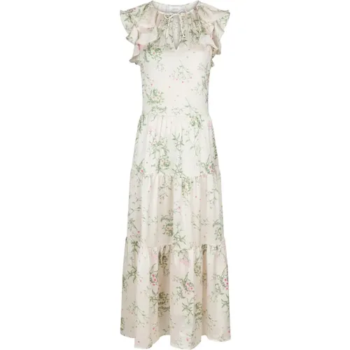 Flower Field Dress Off-White , female, Sizes: L, 2XL, XS - NEO NOIR - Modalova