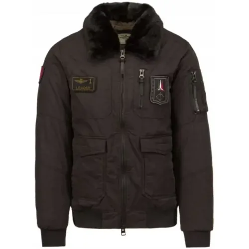 Military Pilot Jacket , male, Sizes: M, L - aeronautica militare - Modalova