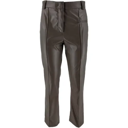 Leather Trousers , female, Sizes: S - Fabiana Filippi - Modalova