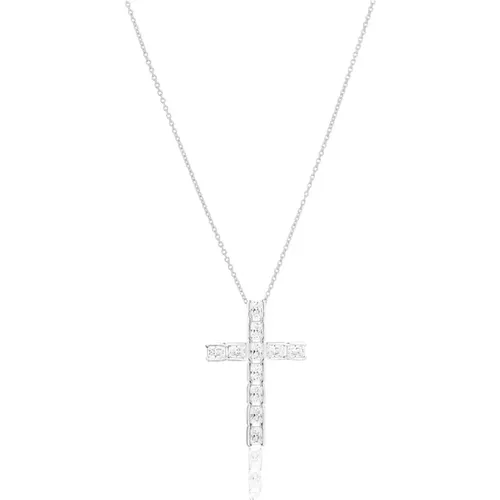 Roccanova Kreuz Halskette , Damen, Größe: ONE Size - Sif Jakobs Jewellery - Modalova
