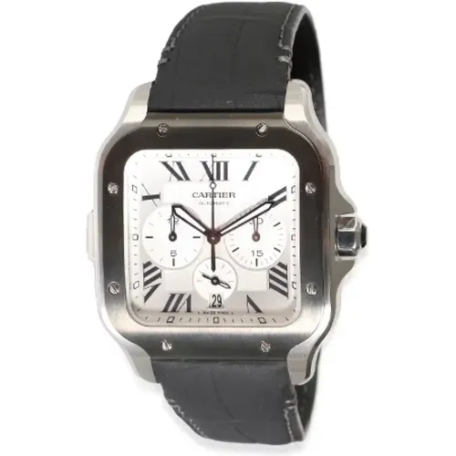 Pre-owned Stainless Steel watches , male, Sizes: ONE SIZE - Cartier Vintage - Modalova