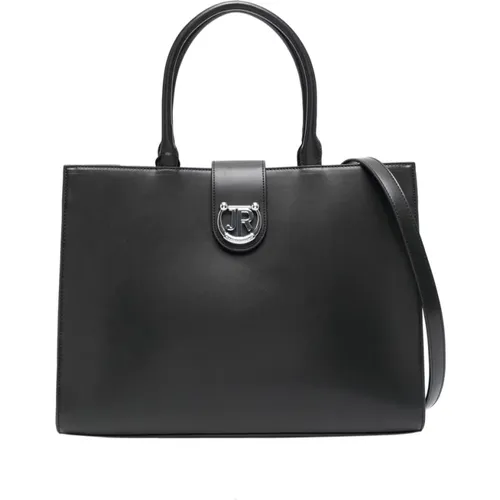 Schwarze Synthetische Handtasche für Damen , Damen, Größe: ONE Size - Richmond - Modalova