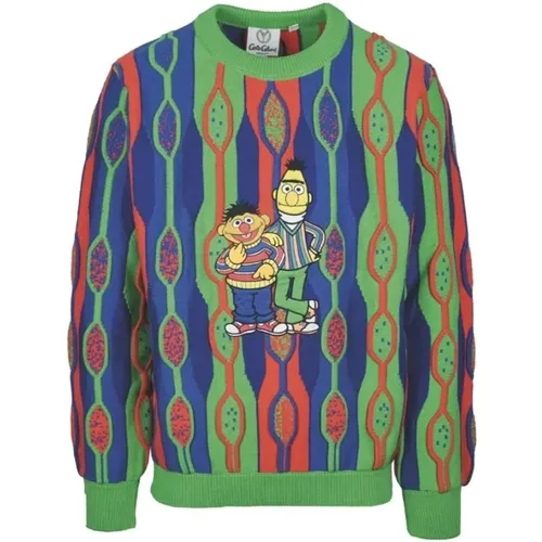 Bert Ernie Stylish Sweater , male, Sizes: 3XL - carlo colucci - Modalova