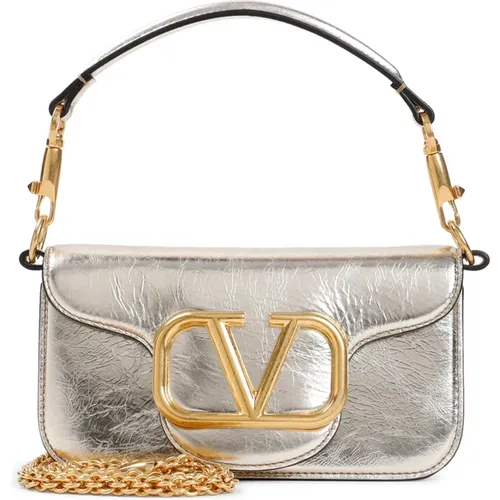 Metallic Shoulder Bag for Women , female, Sizes: ONE SIZE - Valentino Garavani - Modalova