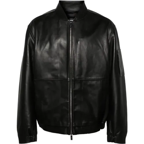 Leather Jackets , Herren, Größe: M - Calvin Klein - Modalova